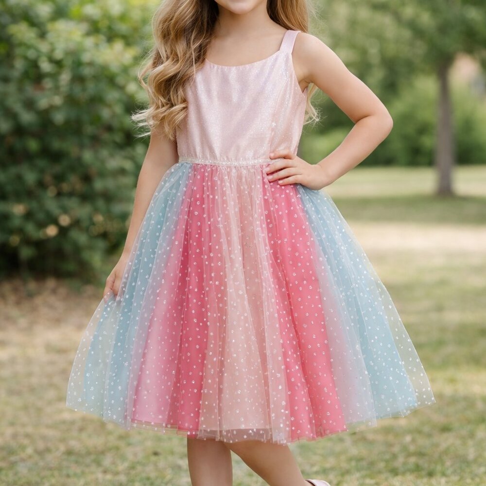 Cat & Jack Pink Tulle Dress size M (8)